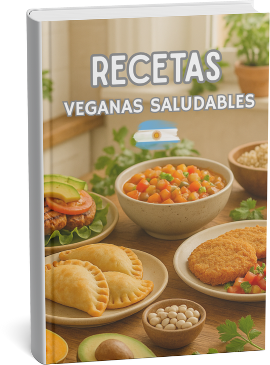 RECETARIO VEGANO SALUDABLE 100% ARGENTINO